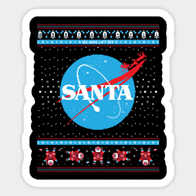 Santanaut Sticker by SevenHundred